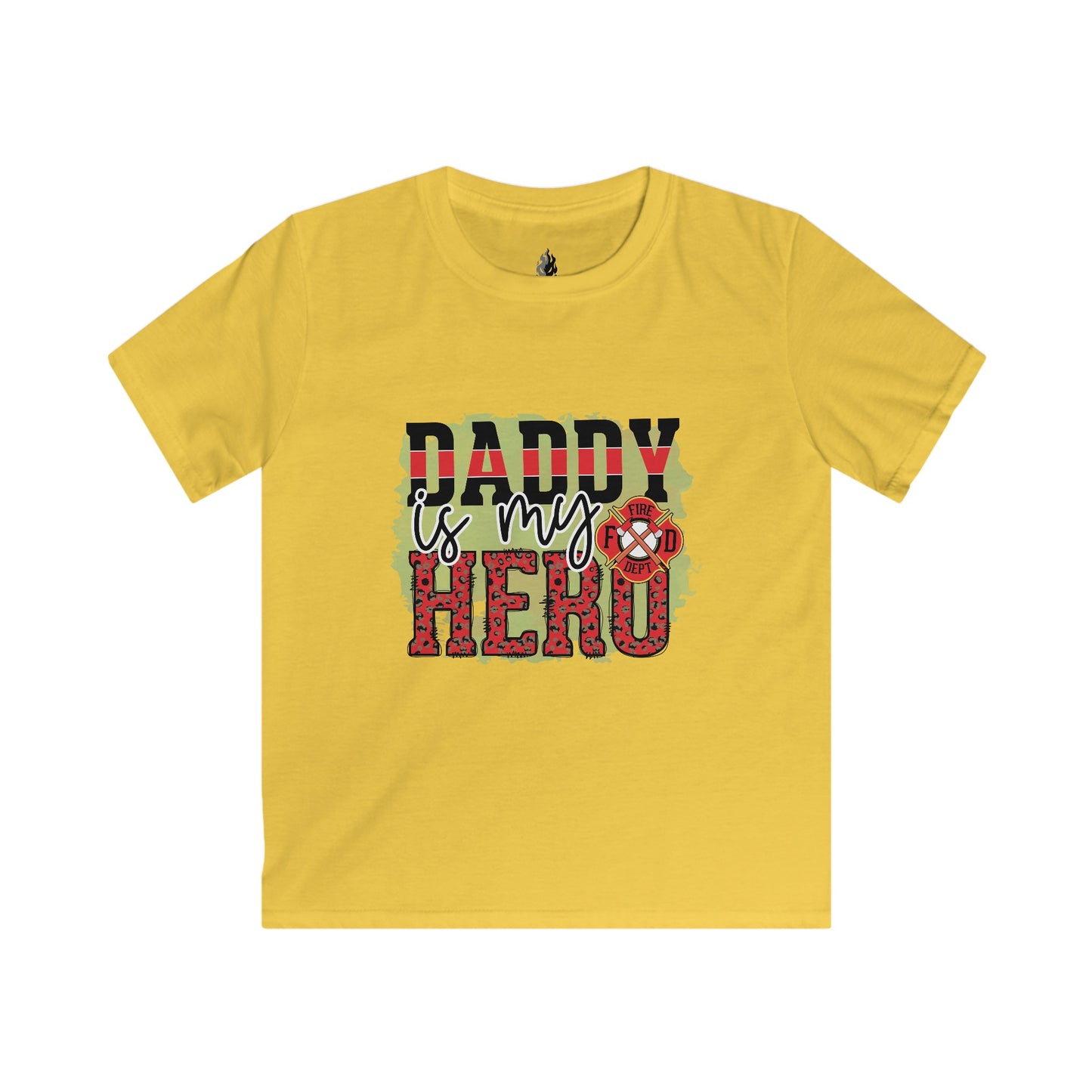 Daddy is My Hero Childrens Firefighter T-Shirt