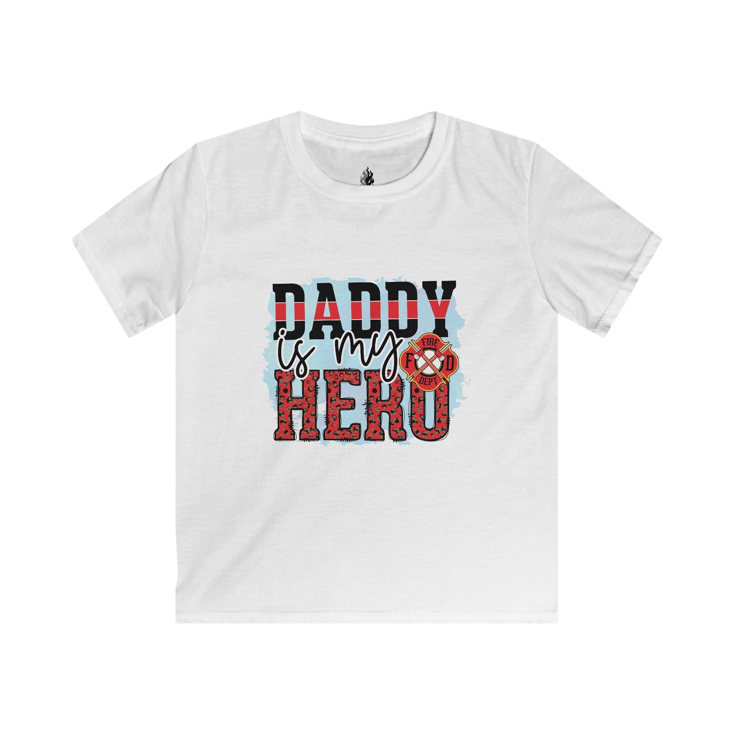 Daddy is My Hero Childrens Firefighter T-Shirt