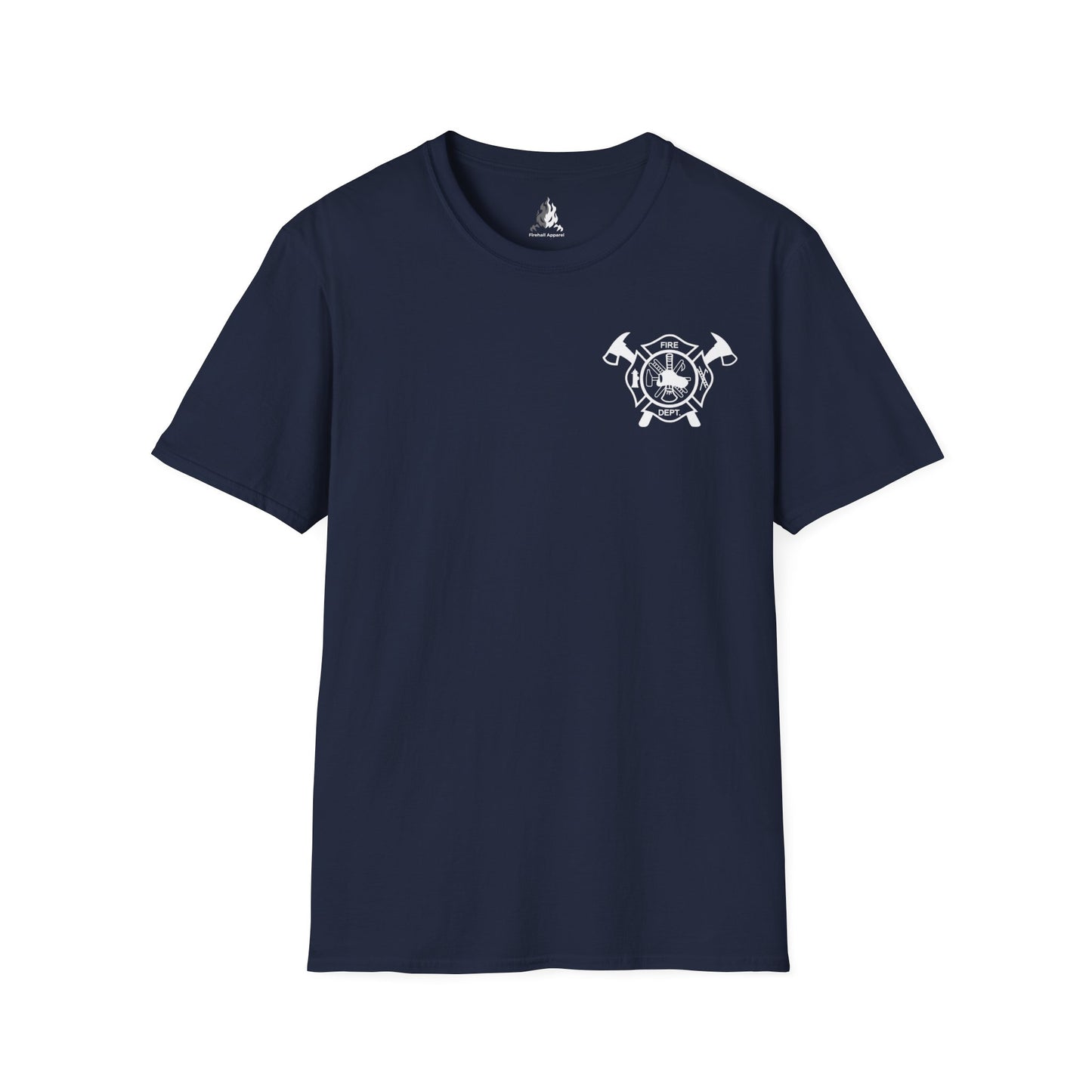 FIRE DEPT Firefighter T-Shirt without American Flag