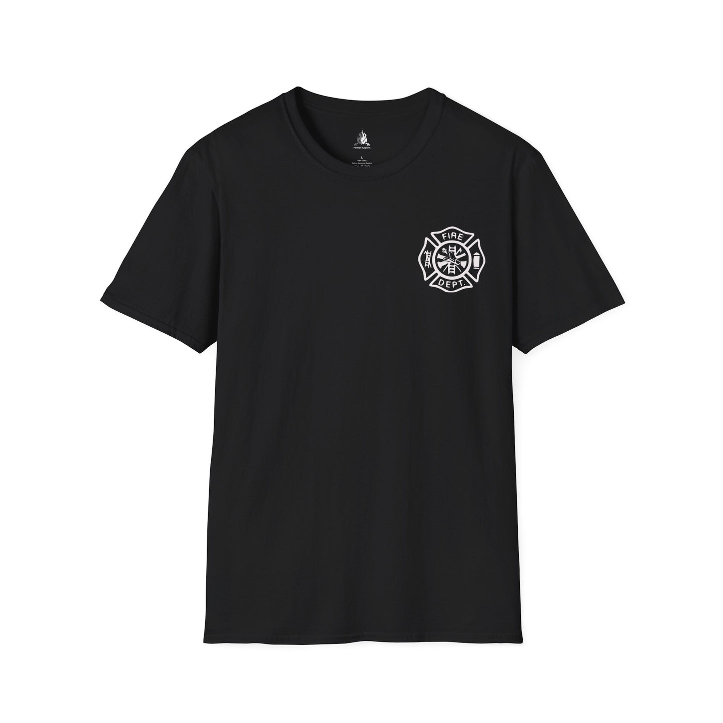 FD Custom White Text Softstyle T-Shirt