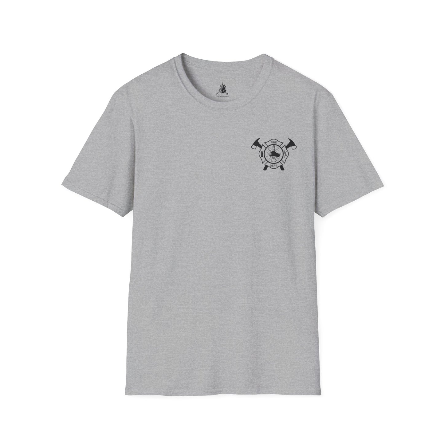 FIRE DEPT Firefighter T-Shirt without American Flag