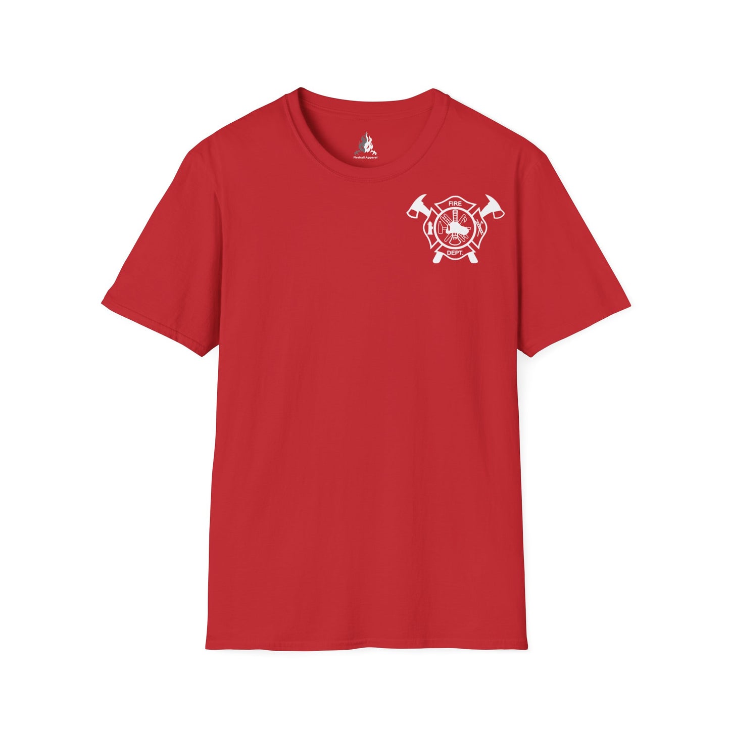 FIRE DEPT Firefighter T-Shirt without American Flag