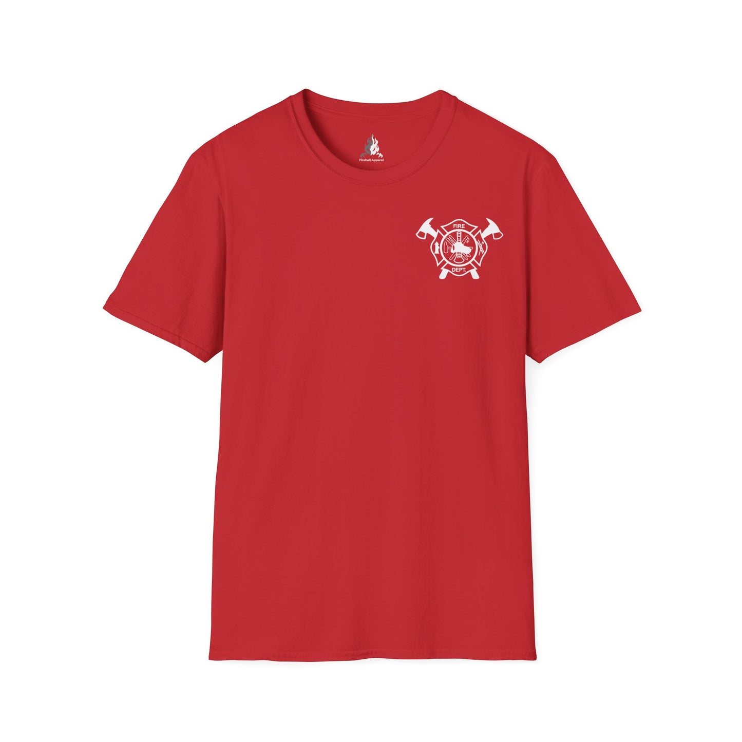 FIRE DEPT Firefighter T-Shirt without American Flag