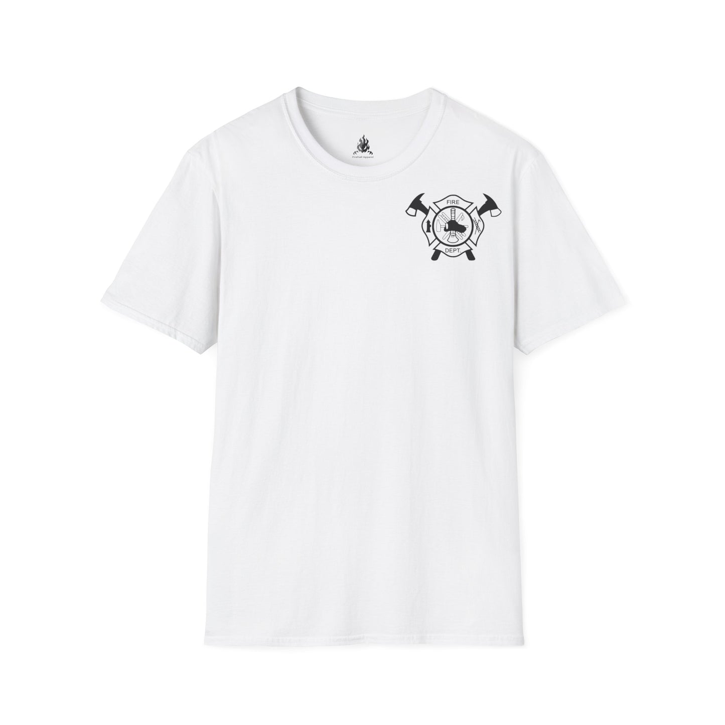 FIRE DEPT Firefighter T-Shirt without American Flag