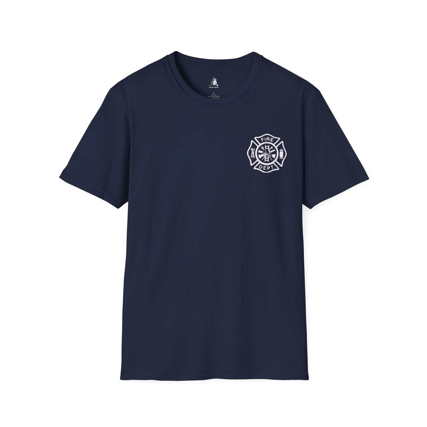 FD Custom White Text Softstyle T-Shirt