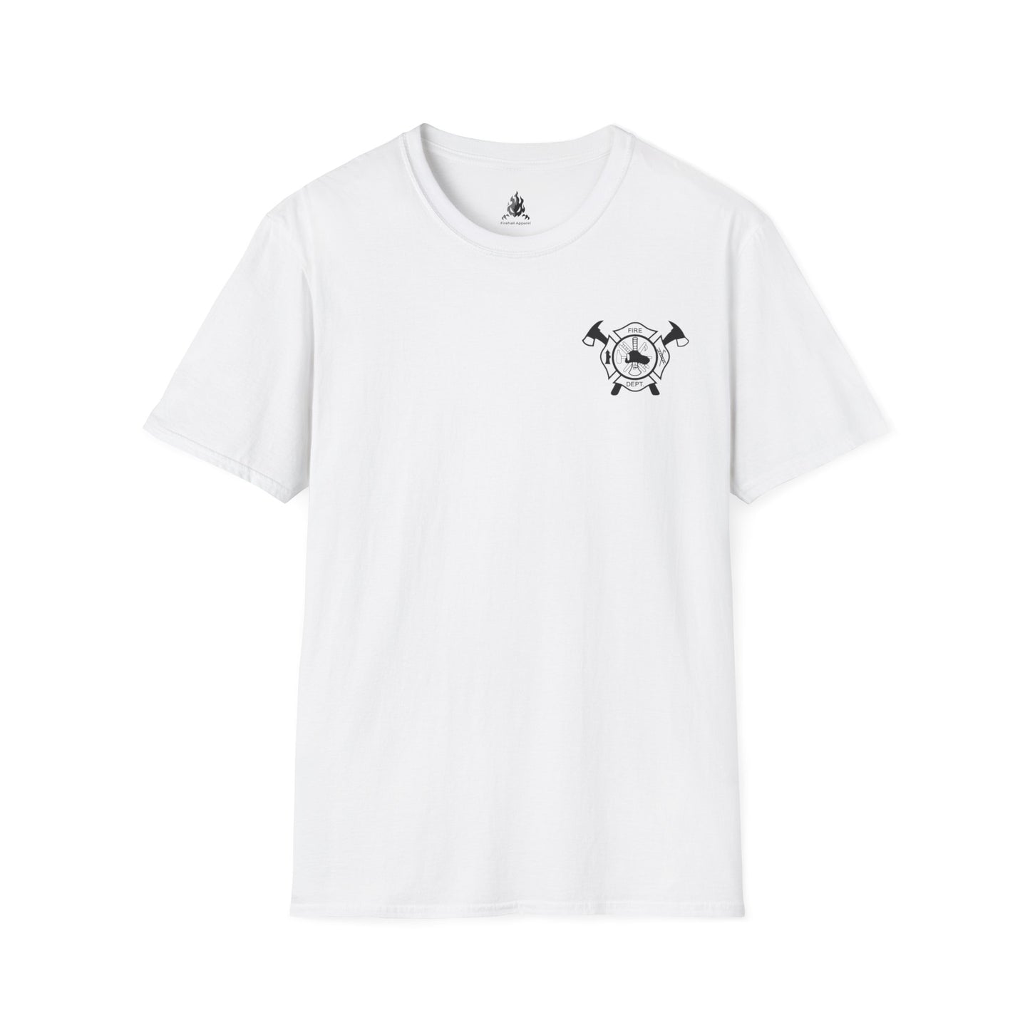 FIRE DEPT Firefighter T-Shirt without American Flag