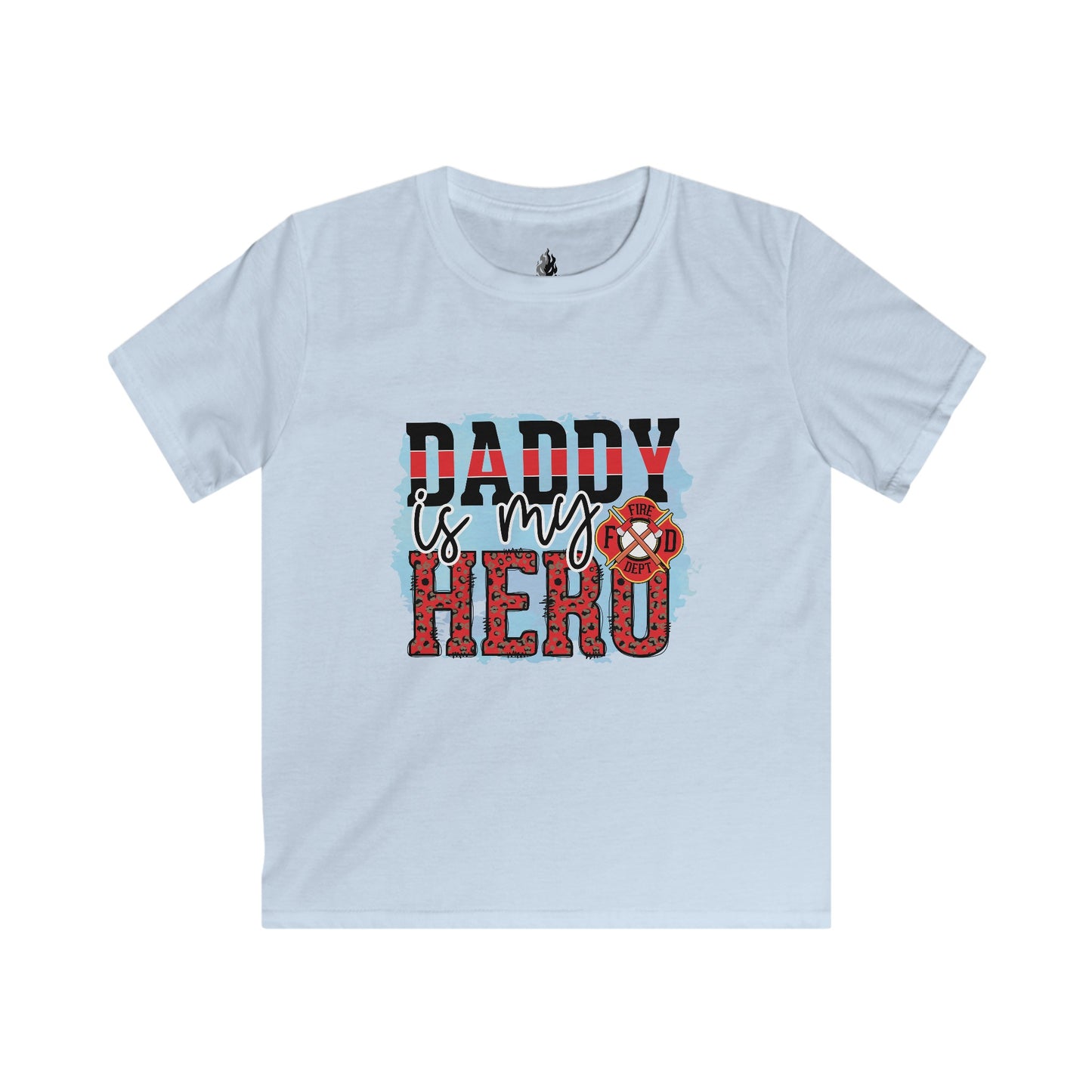 Daddy is My Hero Childrens Firefighter T-Shirt