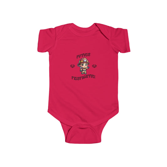 Future Firefighter Onesie with Mini Firefighter