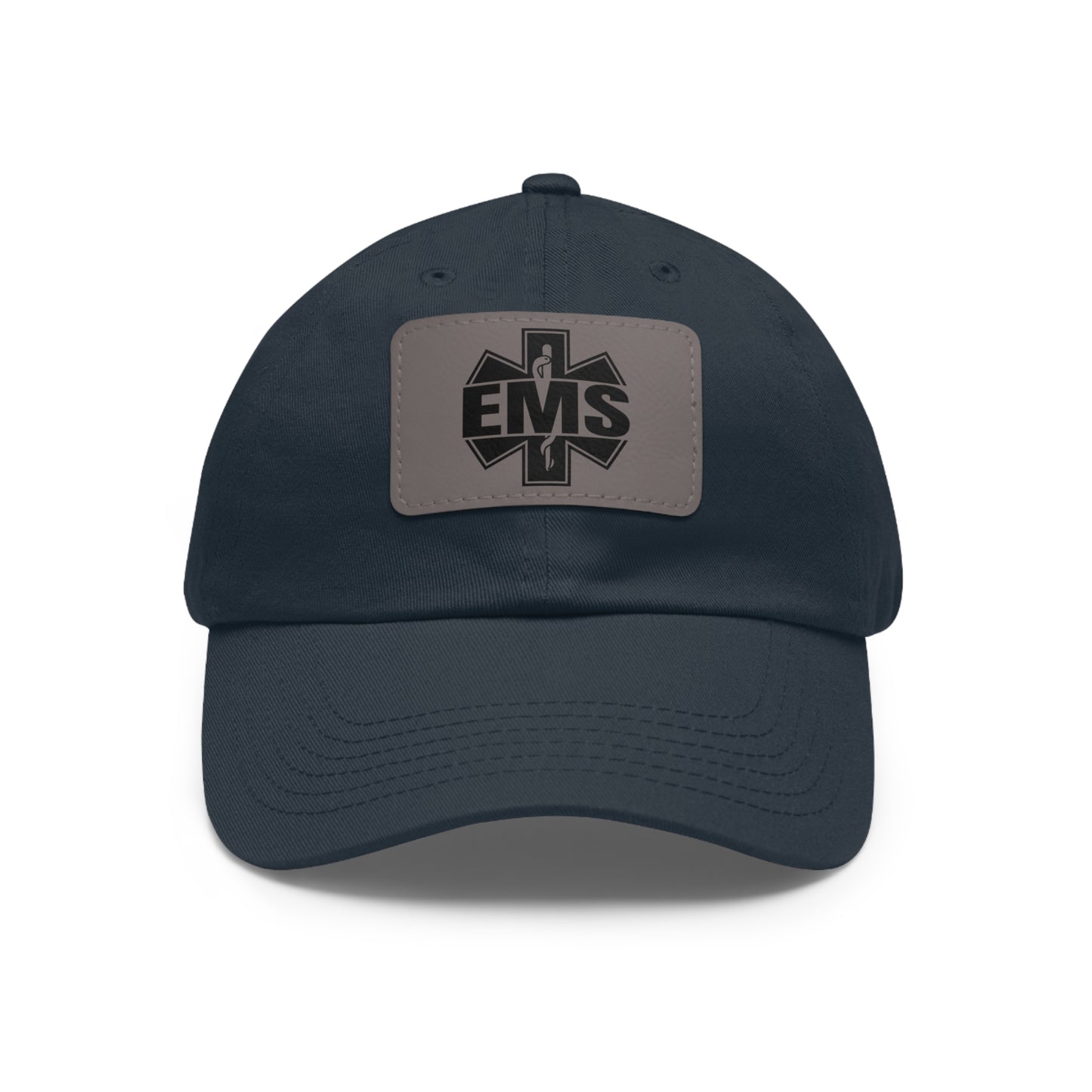 EMS Leather Patch Hat (Rectangle)