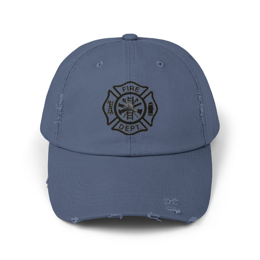 Fire Department Distressed Cap