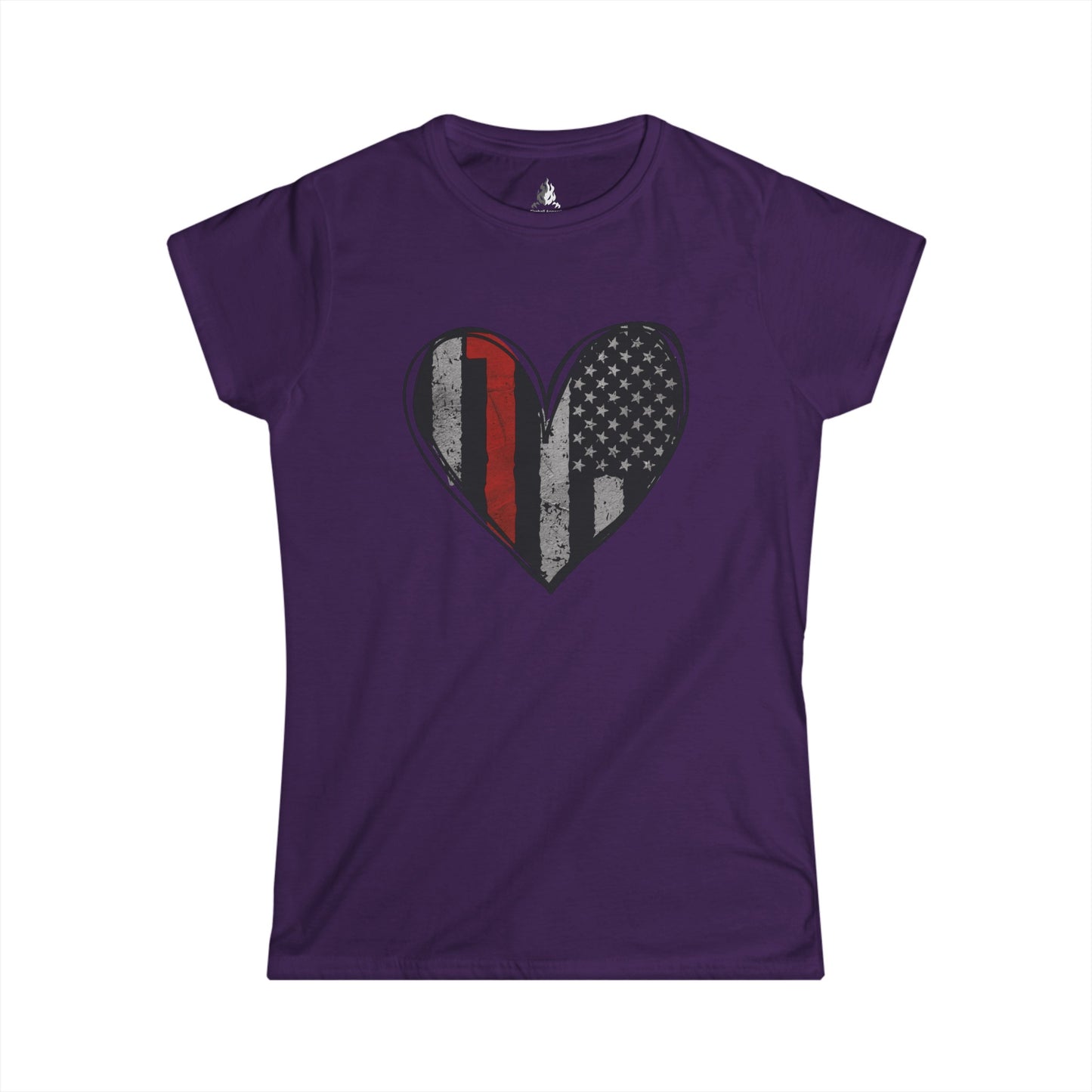 Thin Red Line Heart