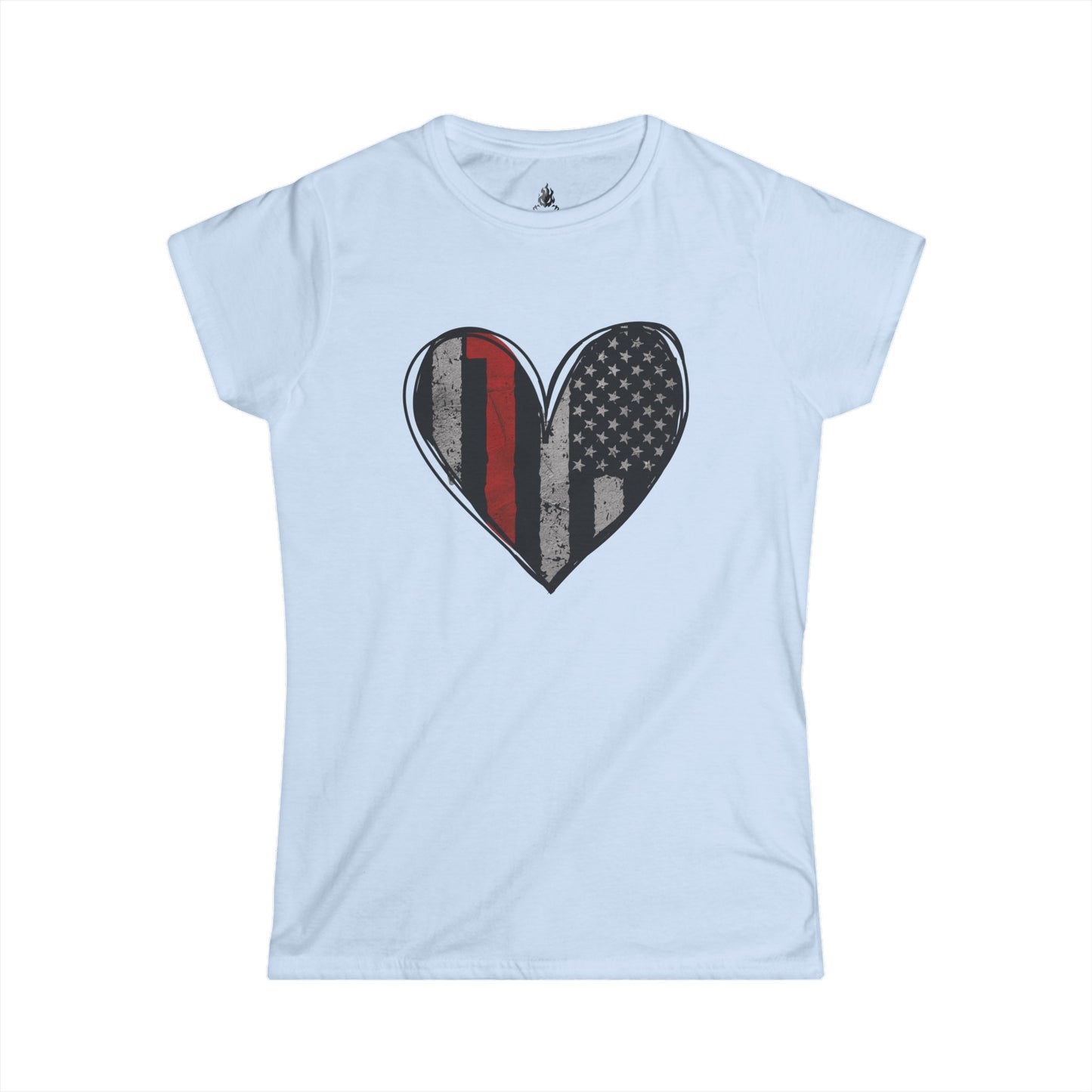 Thin Red Line Heart