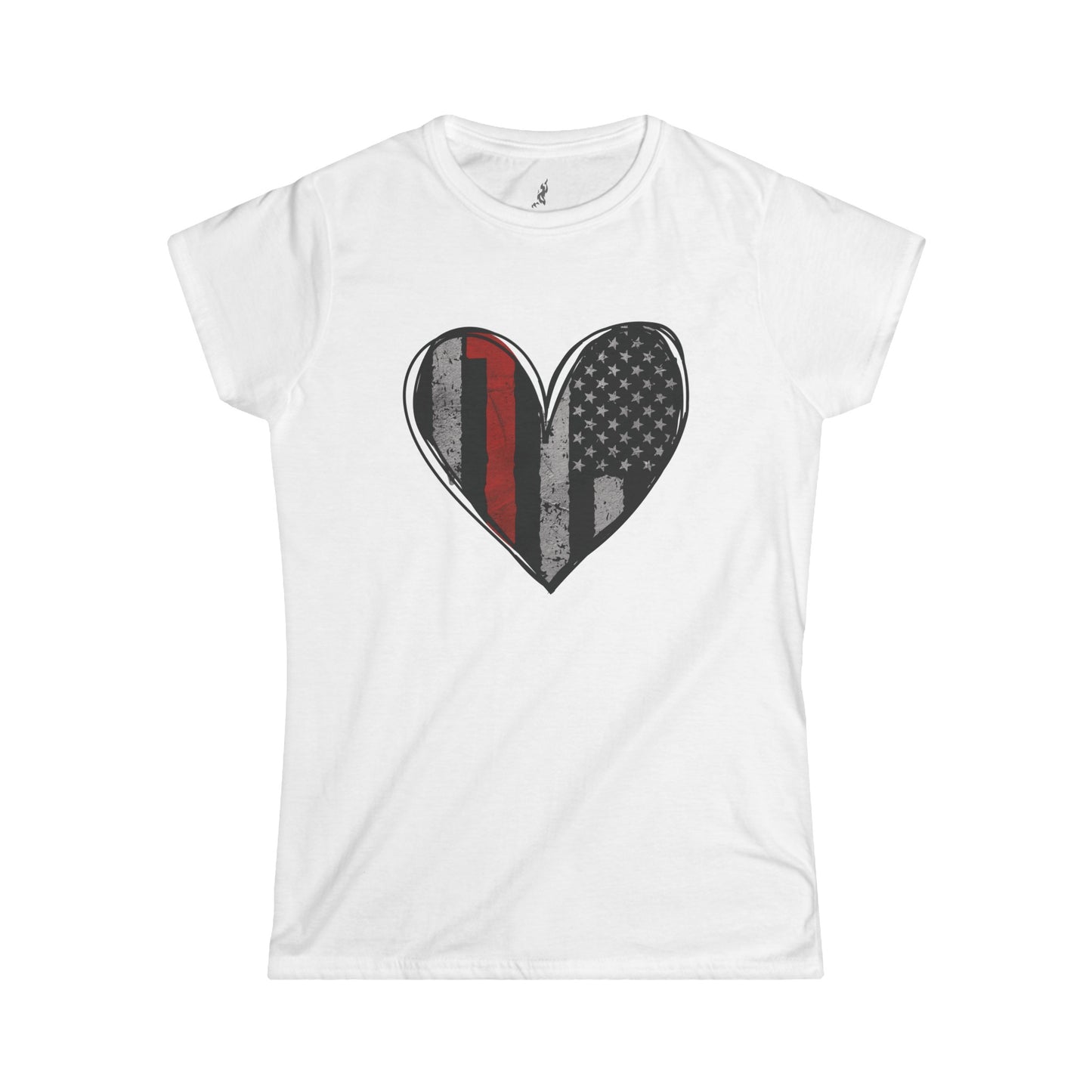 Thin Red Line Heart