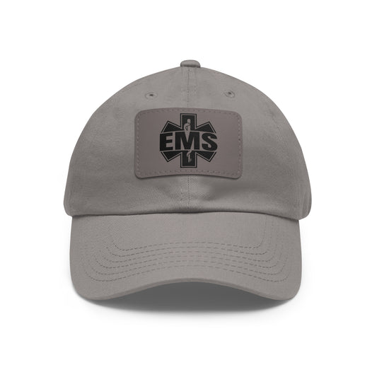 EMS Leather Patch Hat (Rectangle)