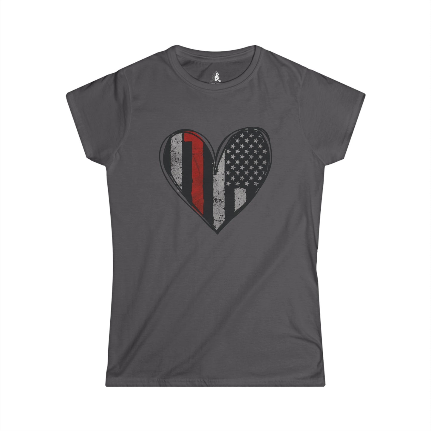 Thin Red Line Heart