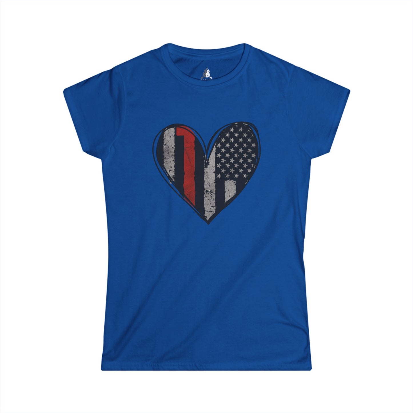 Thin Red Line Heart