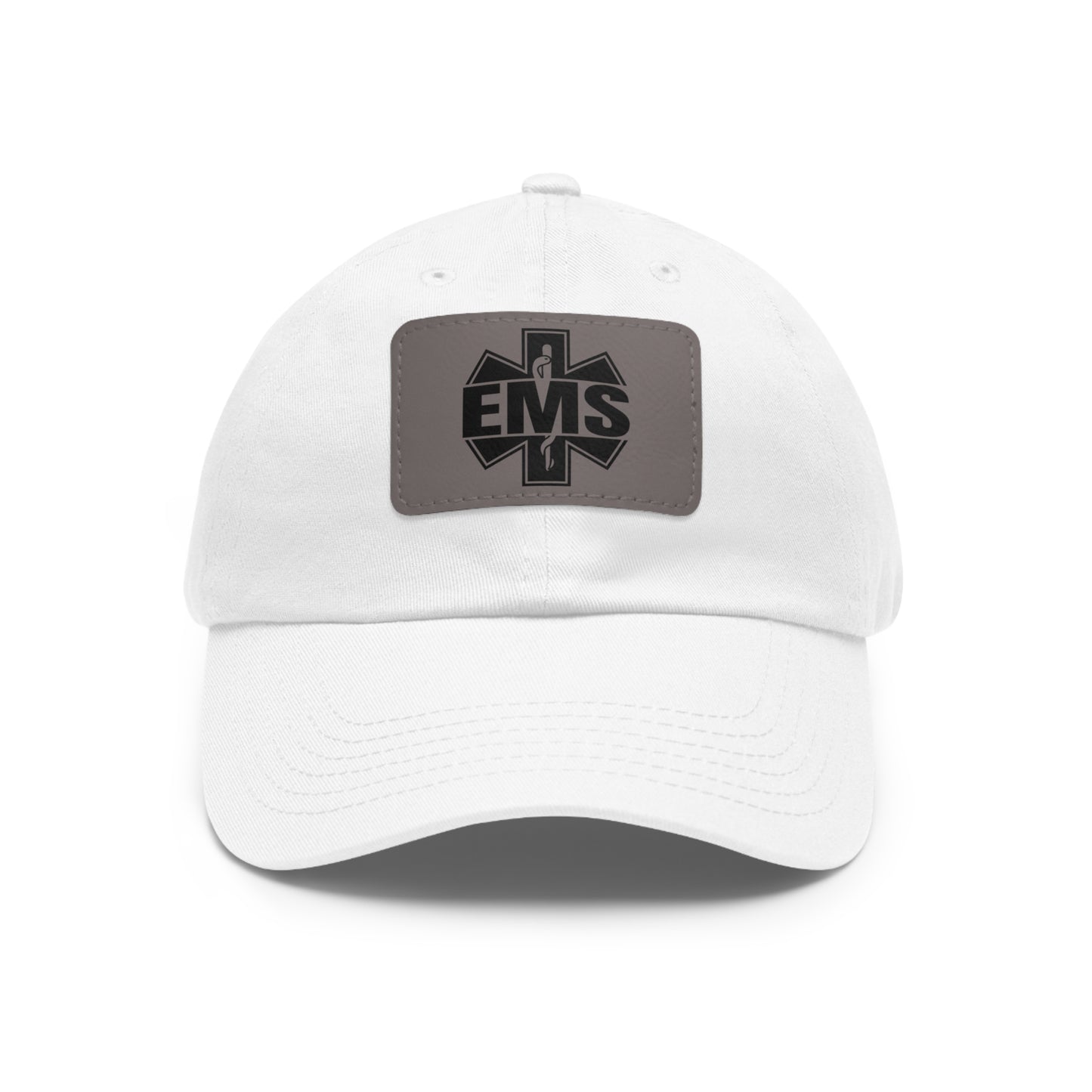 EMS Leather Patch Hat (Rectangle)