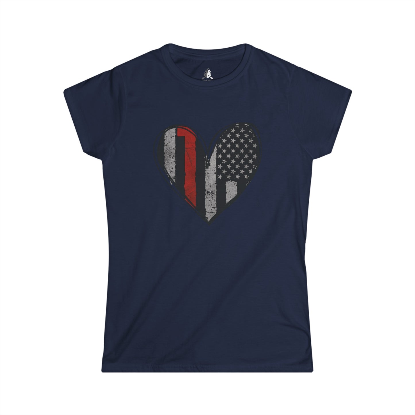 Thin Red Line Heart